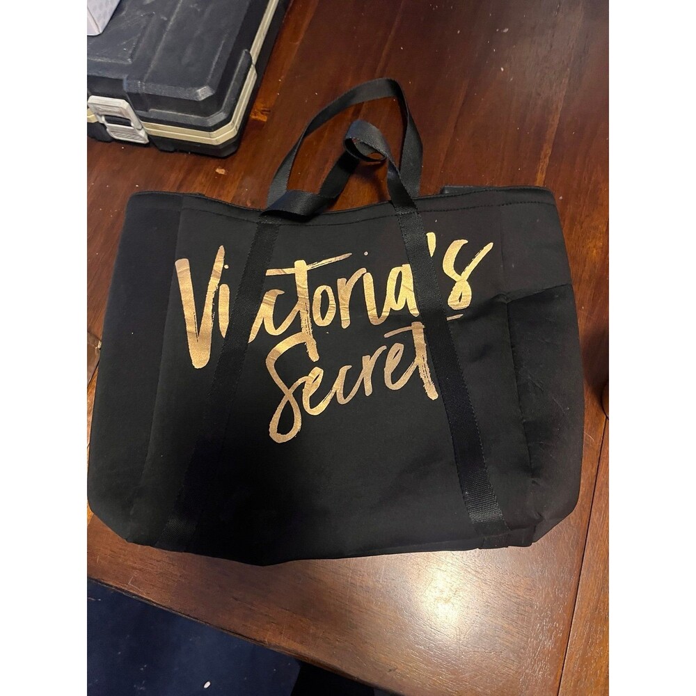 Victoria secret tote with wine bottle holders